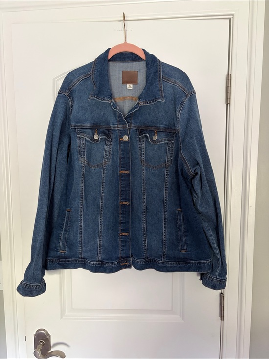 Maurices Jackets & Blazers - Maurices Dark Blue Denim Jacket for Women